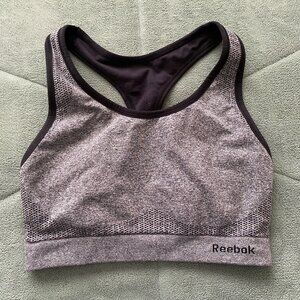 Grey Reebok Sports Bra